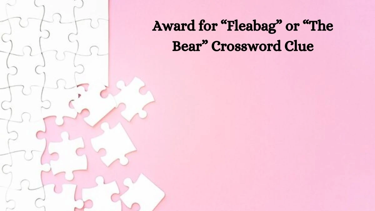 USA Today Award for “Fleabag” or “The Bear” Crossword Clue Puzzle Answer from August 09, 2024