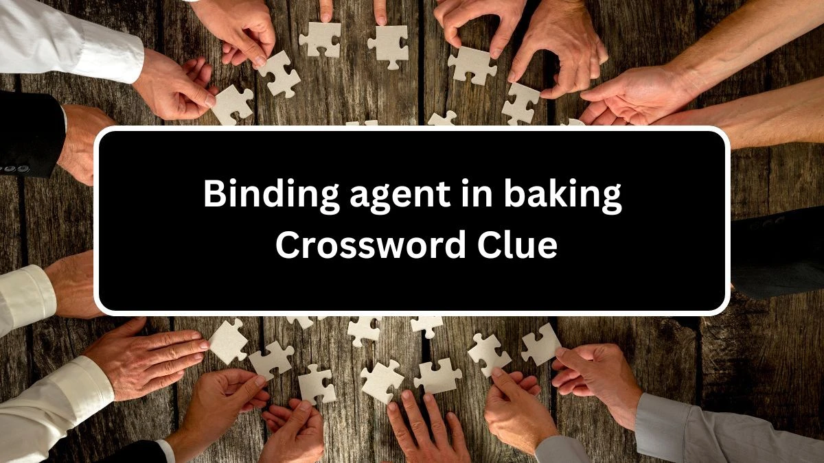 Binding agent in baking NYT Crossword Clue Puzzle Answer on August 05, 2024