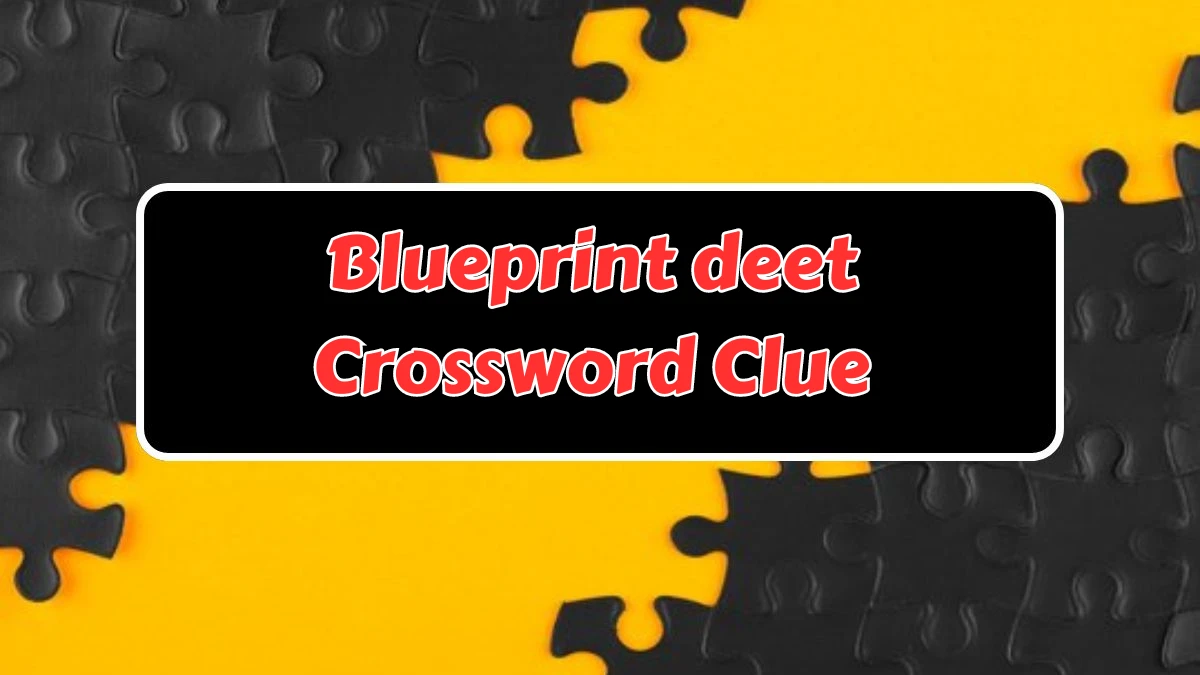 Universal Blueprint deet Crossword Clue Puzzle Answer from August 08, 2024