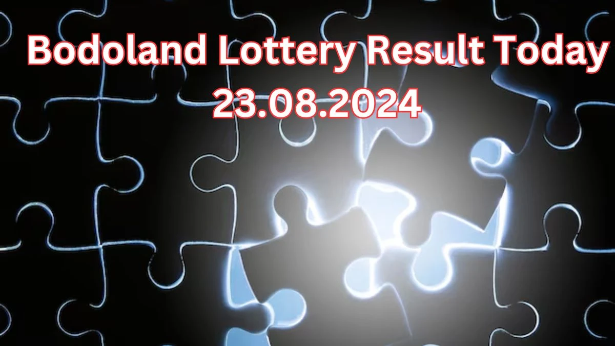 Bodoland Lottery Result Today 23.08.2024