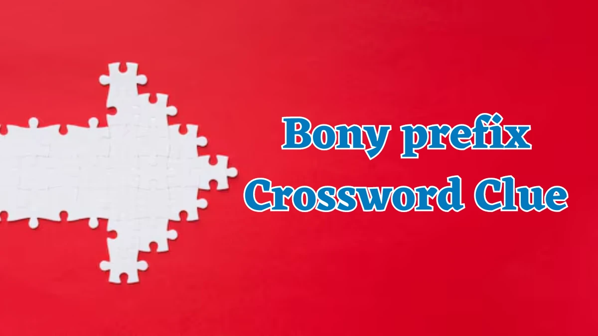 Bony prefix Daily Commuter Crossword Clue Answers on August 02, 2024