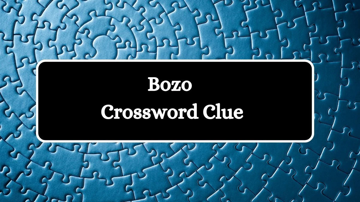 Bozo NYT Crossword Clue Puzzle Answer from August 19, 2024