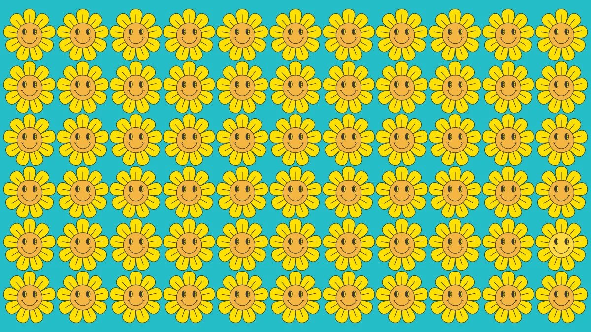 Brain Teaser Odd One Out Puzzle: Only People with Hawk Eyes Can Spot the Odd Flower in 7 Secs