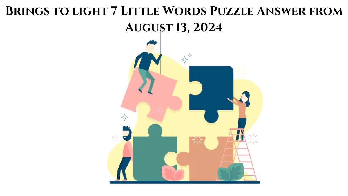 Brings to light 7 Little Words Puzzle Answer from August 13, 2024