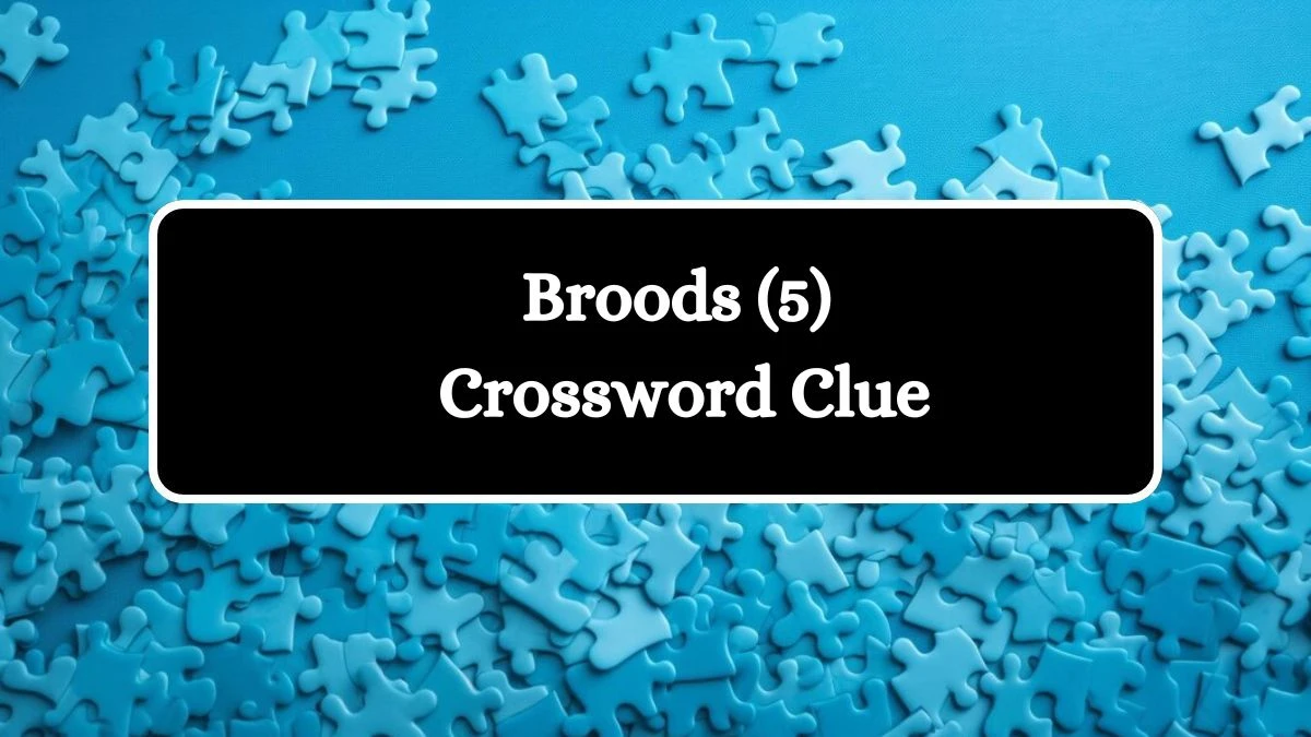 Broods (5) Crossword Clue Puzzle Answer from August 08, 2024