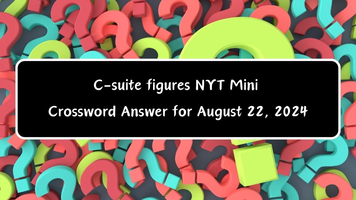 C-suite figures NYT Crossword Clue Answer with 5 Letters