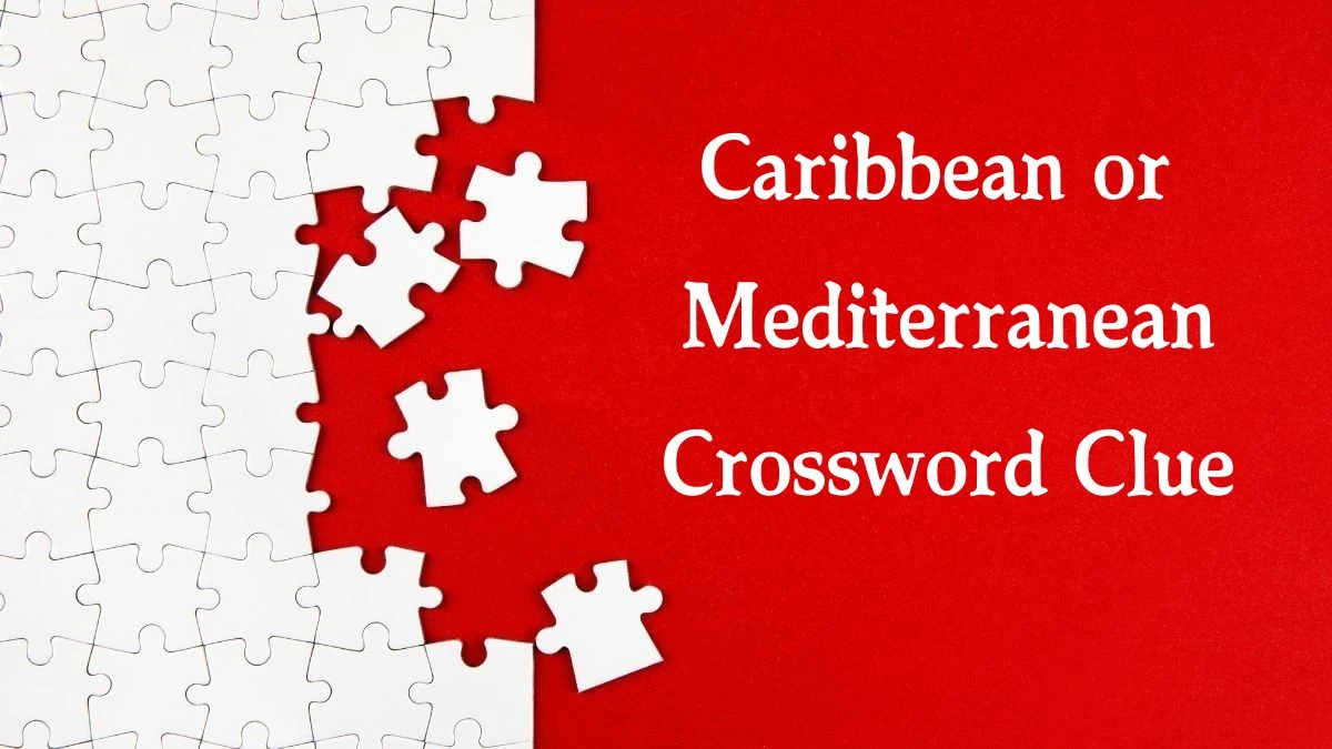 Caribbean or Mediterranean Crossword Clue Puzzle Answer from August 16, 2024