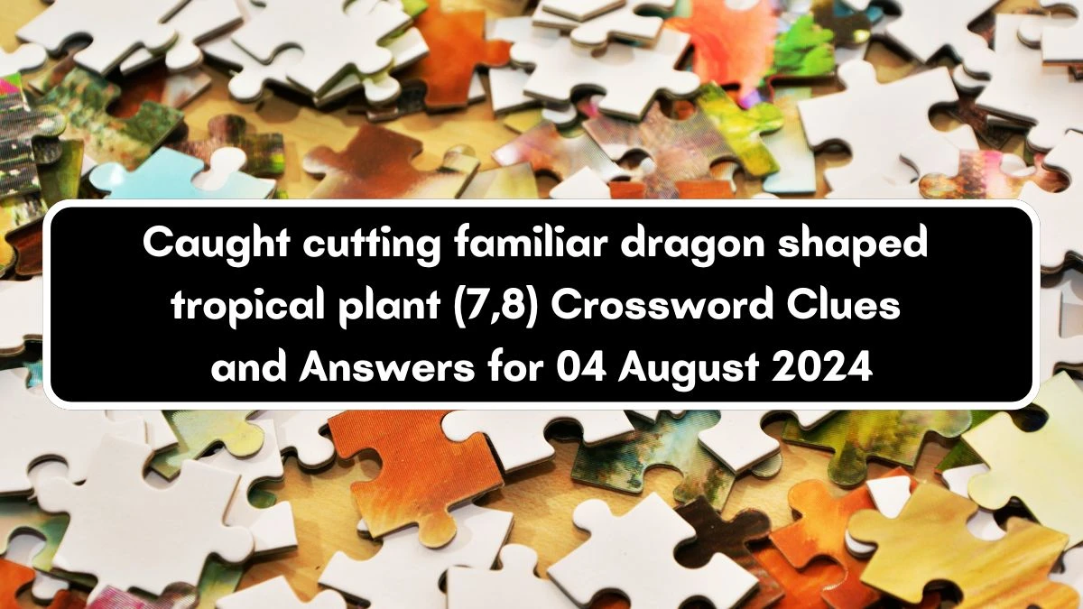 Caught cutting familiar dragon shaped tropical plant (7,8) Crossword Clue Answers on August 04, 2024