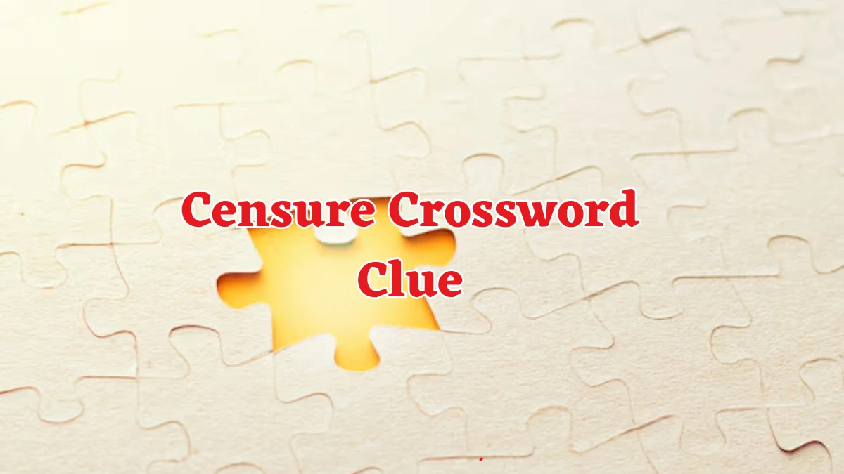 Censure Puzzle Page Crossword Clue Answer from August 17, 2024