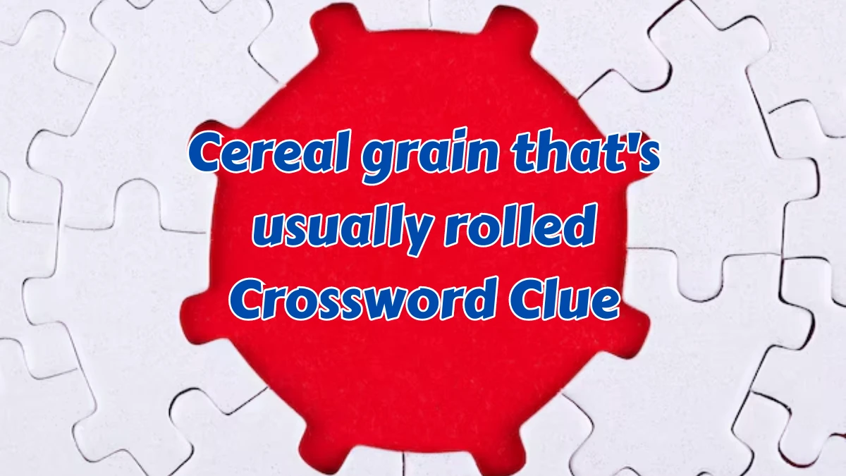 Daily Themed Cereal grain that's usually rolled Crossword Clue Puzzle Answer from August 07, 2024