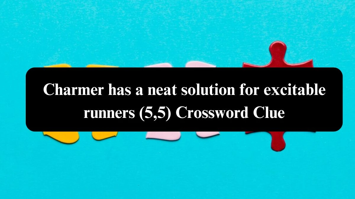 Charmer has a neat solution for excitable runners (5,5) Crossword Clue Puzzle Answer from August 02, 2024