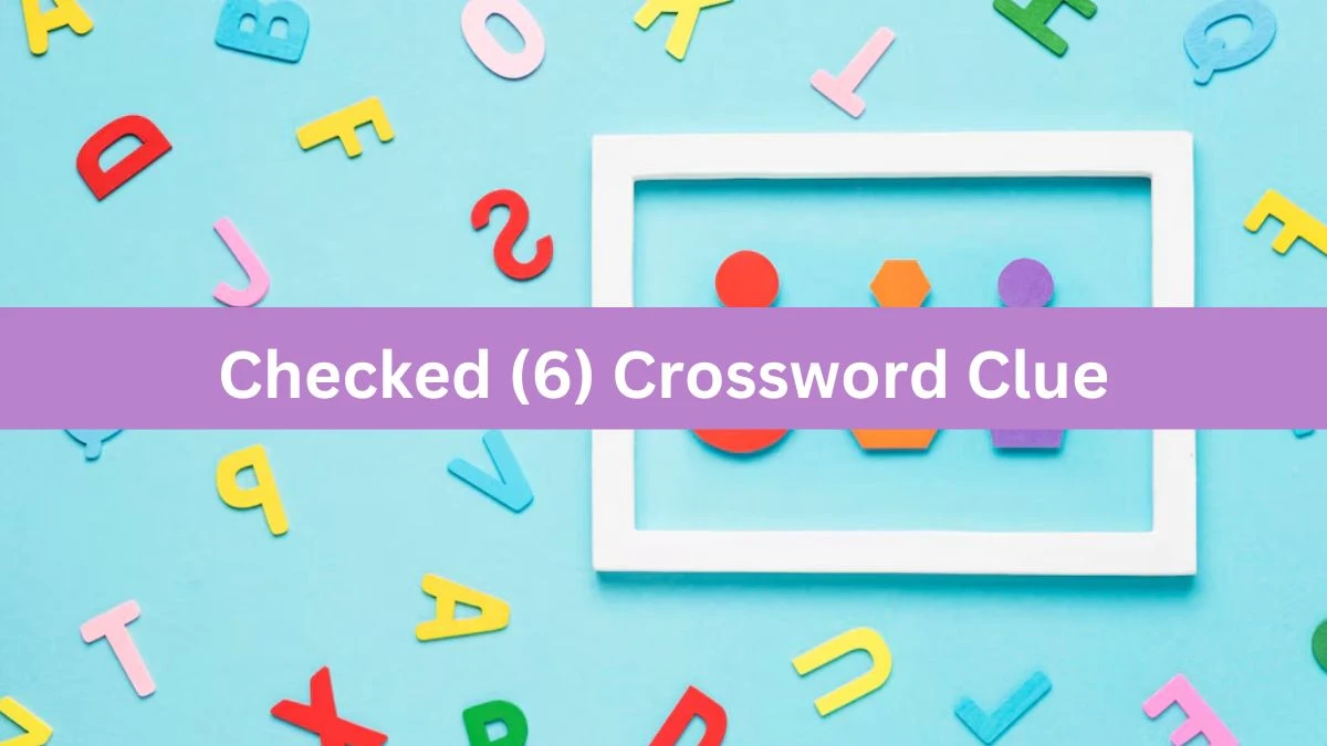 Checked (6) Crossword Clue Puzzle Answer from August 07, 2024