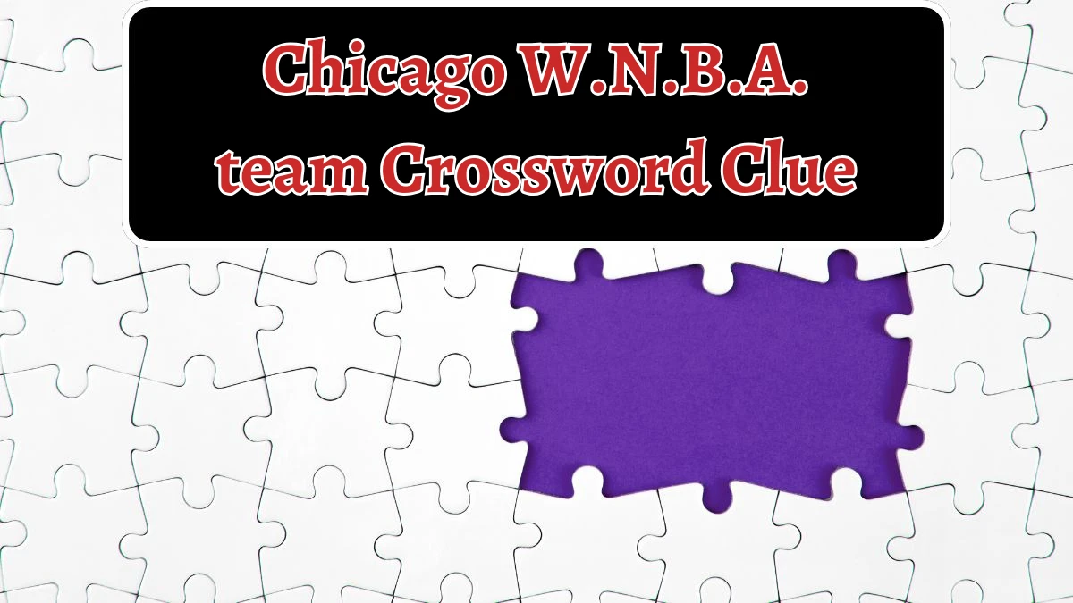 NYT Chicago W.N.B.A. team Crossword Clue Puzzle Answer from August 30, 2024