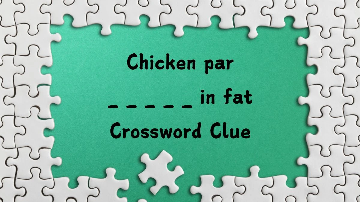 Chicken par_ _ _ _ _ in fat NYT Crossword Clue Puzzle Answer on August 28, 2024