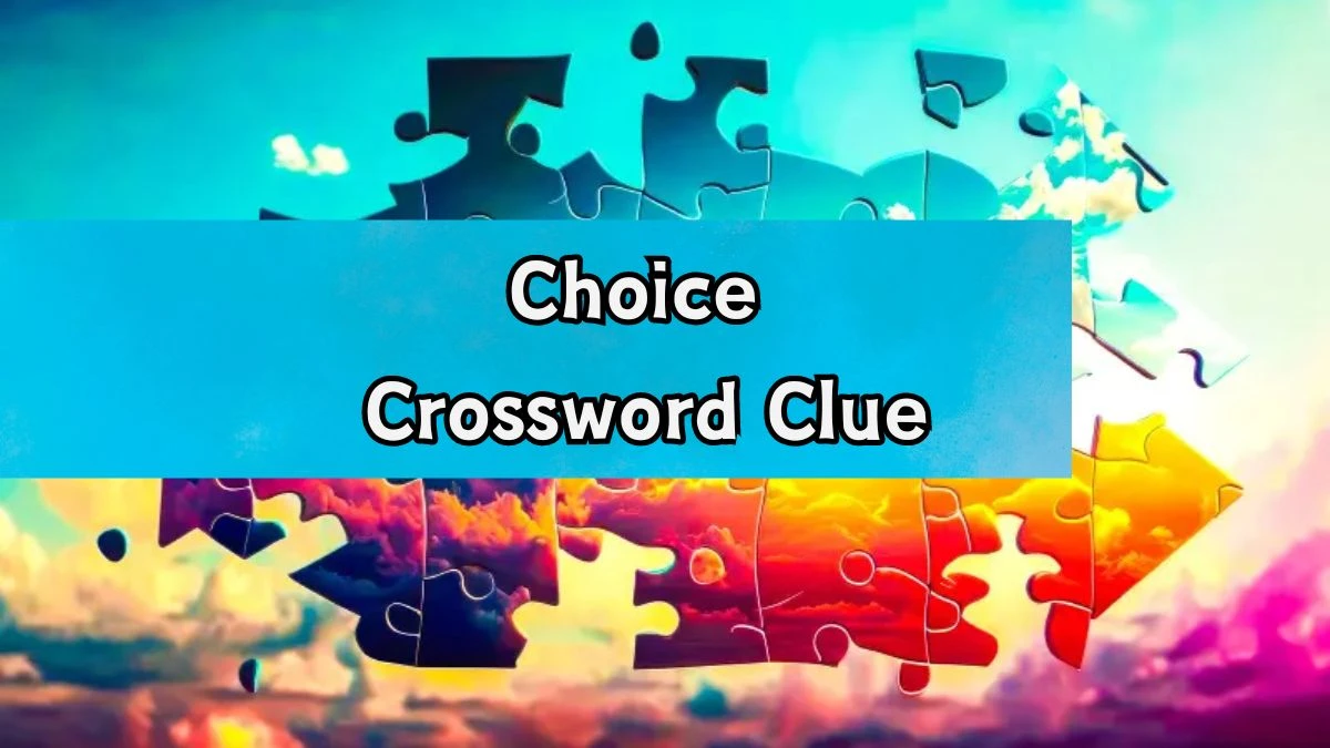 Choice Puzzle Page Crossword Clue Puzzle Answer from August 20, 2024