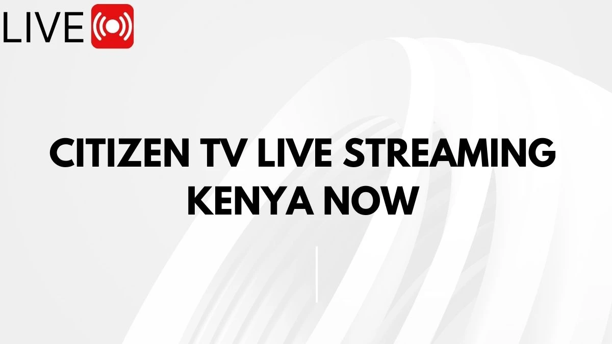 Citizen TV Live Streaming Kenya Now - Check the Latest Updates