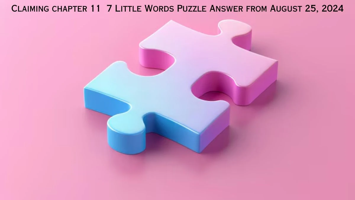 Claiming chapter 11 7 Little Words Puzzle Answer from August 25, 2024