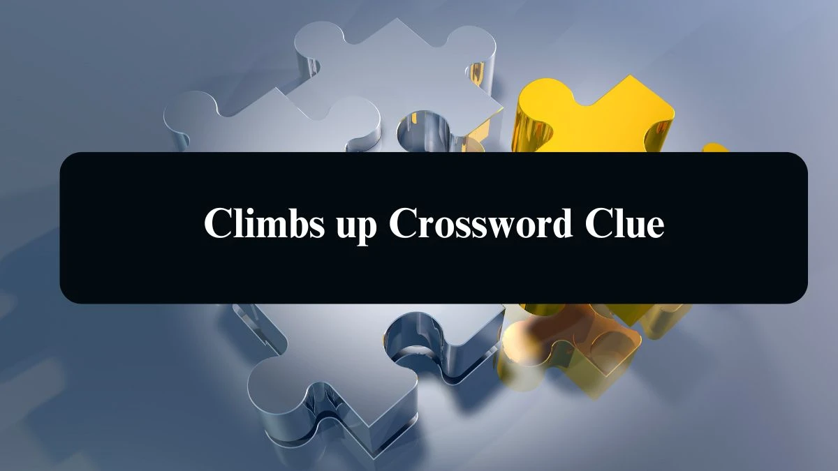 Climbs up Puzzle Page Crossword Clue Answer from August 11, 2024