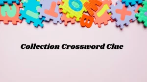 Collection Crossword Clue Answers on August 01, 2024