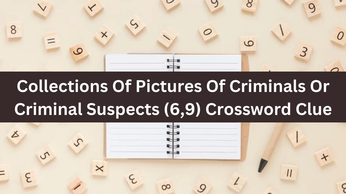 Collections Of Pictures Of Criminals Or Criminal Suspects (6,9) Crossword Clue Puzzle Answer from August 15, 2024