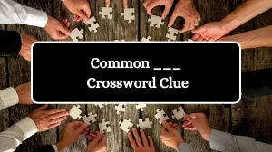 NYT Common ___ Crossword Clue Puzzle Answer from August 01, 2024