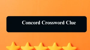 LA Times Concord Crossword Clue Puzzle Answer from August 15, 2024