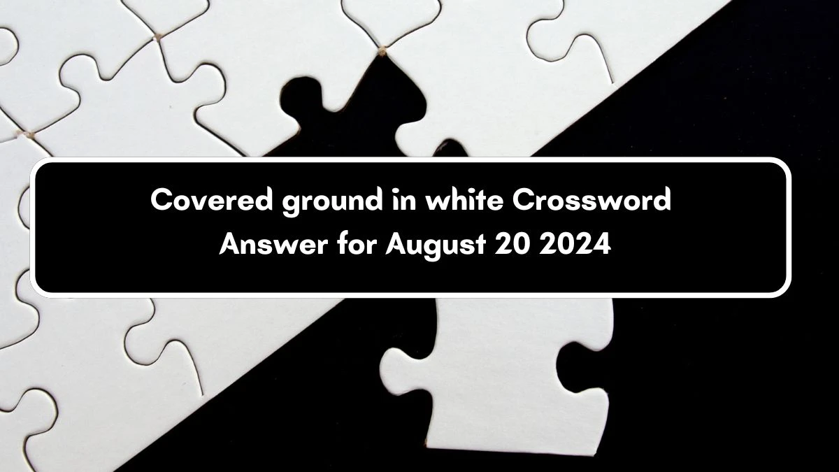 Covered ground in white Puzzle Page Crossword Clue Puzzle Answer from August 20, 2024