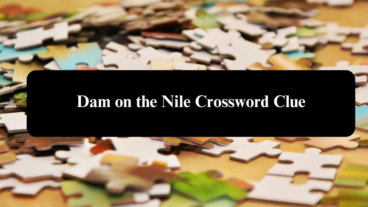 NYT Dam on the Nile Crossword Clue Puzzle Answer from August 04, 2024