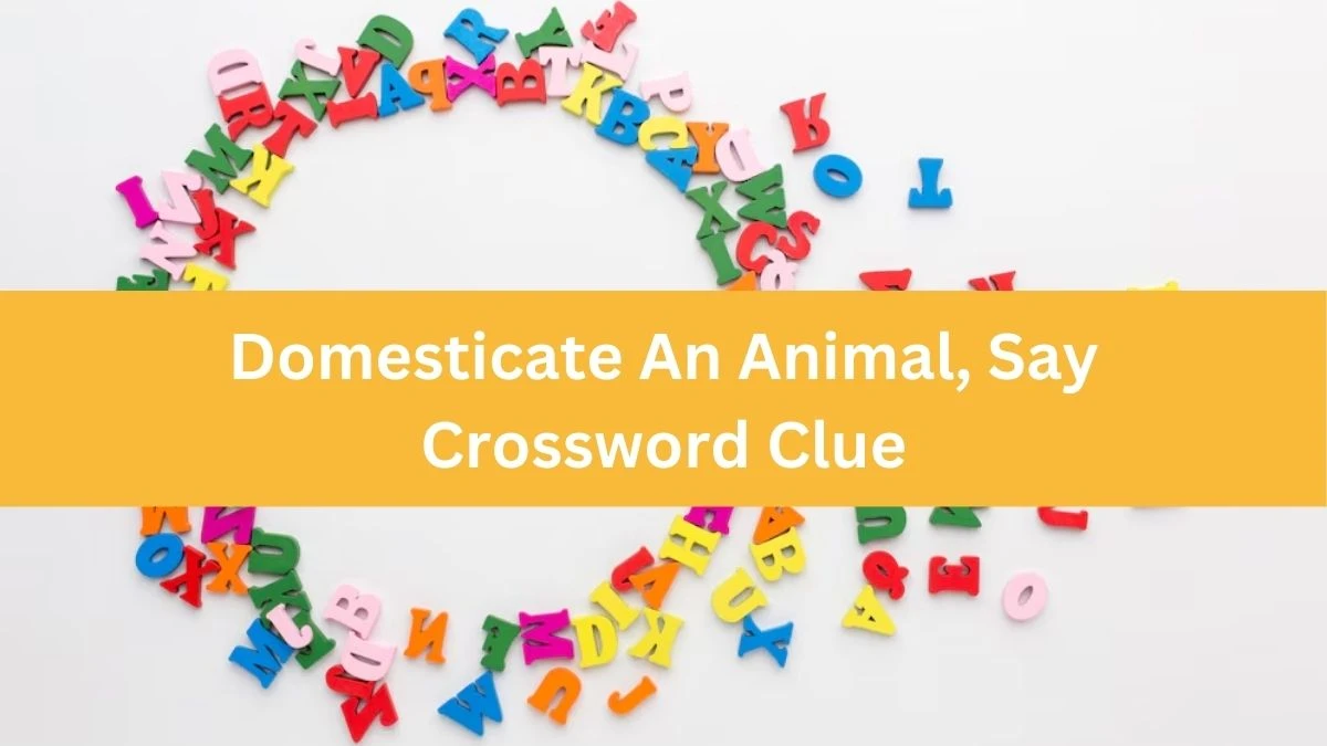 Daily Themed Domesticate An Animal, Say Crossword Clue Puzzle Answer from August 07, 2024