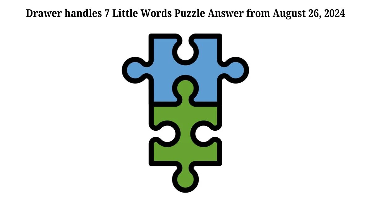 Drawer handles 7 Little Words Puzzle Answer from August 26, 2024