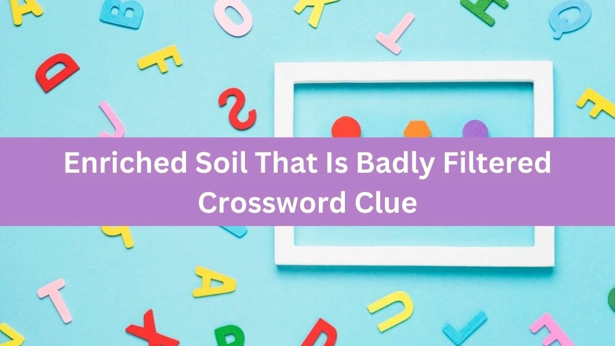 Enriched Soil That Is Badly Filtered Crossword Clue Puzzle Answer from August 26, 2024