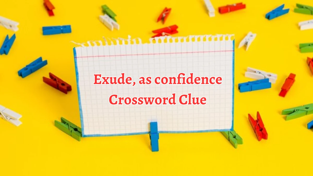 NYT Exude, as confidence Crossword Clue Puzzle Answer from August 13, 2024