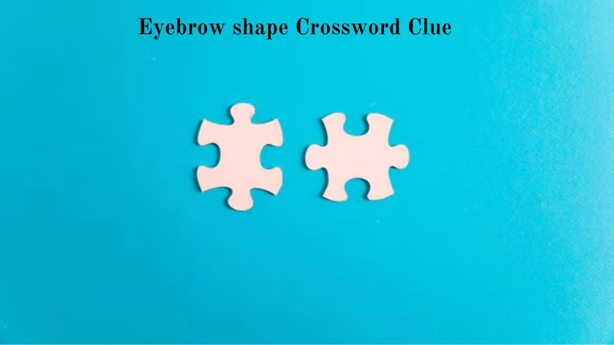 Universal Eyebrow shape Crossword Clue Puzzle Answer from August 05, 2024