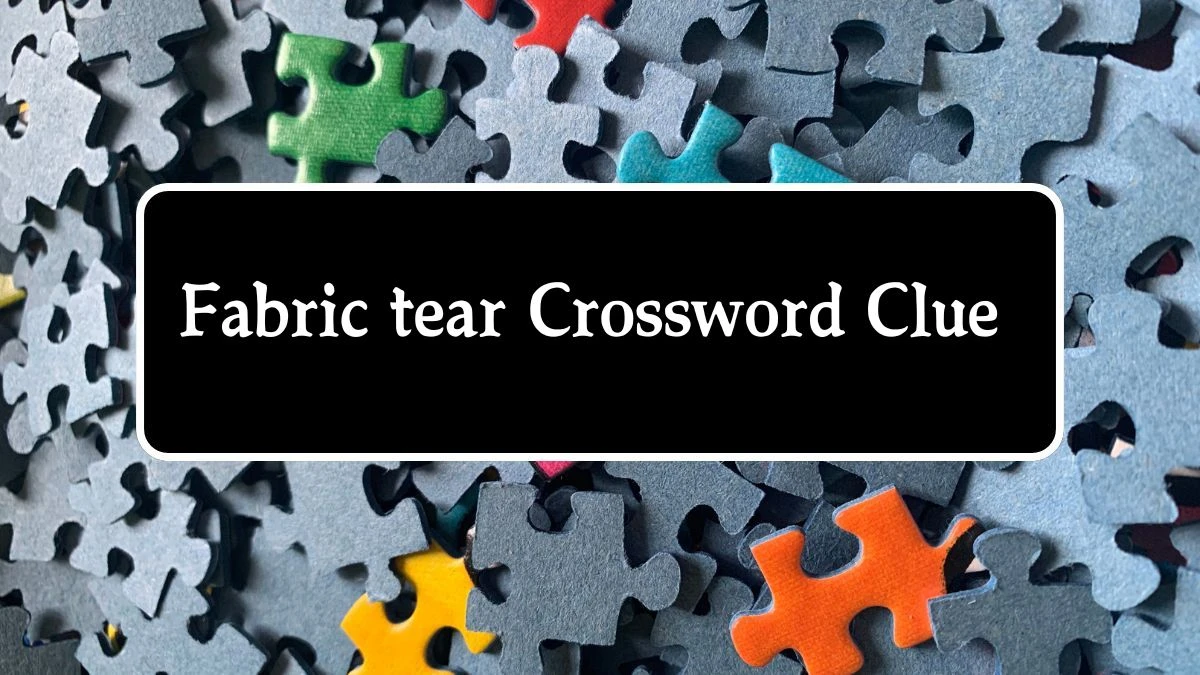 Fabric tear Daily Themed Crossword Clue Puzzle Answer from August 22, 2024