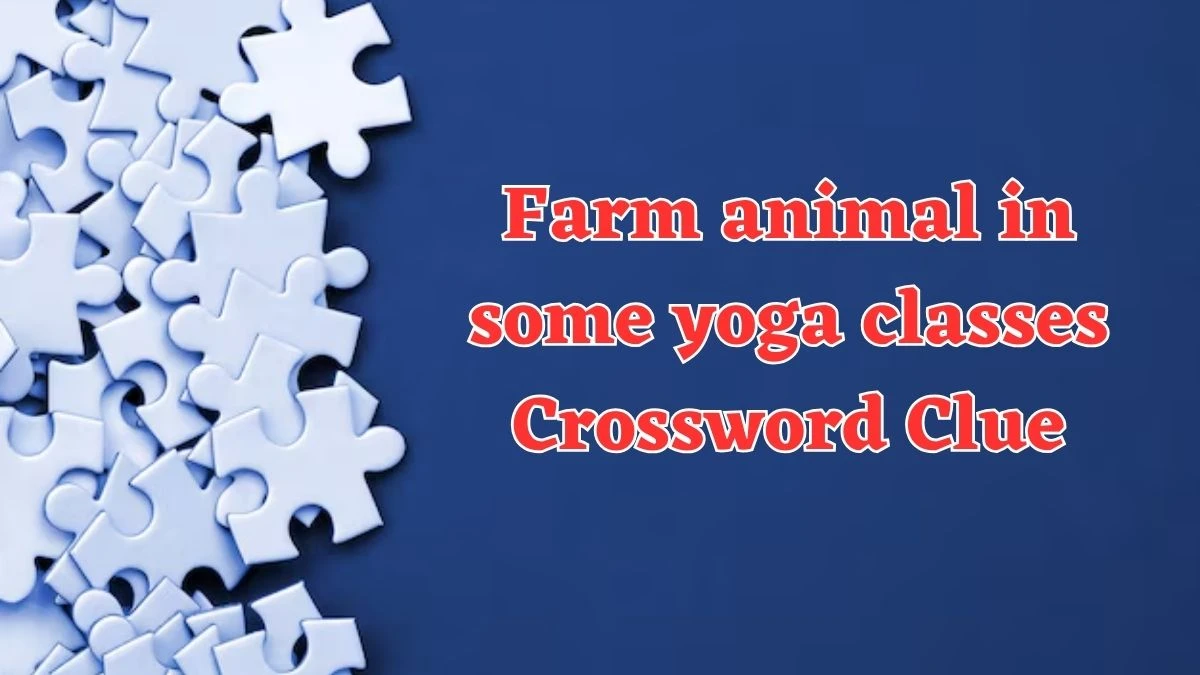 LA Times Farm animal in some yoga classes Crossword Puzzle Answer from August 04, 2024