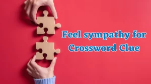 Feel sympathy for Crossword Clue Answers on August 01, 2024