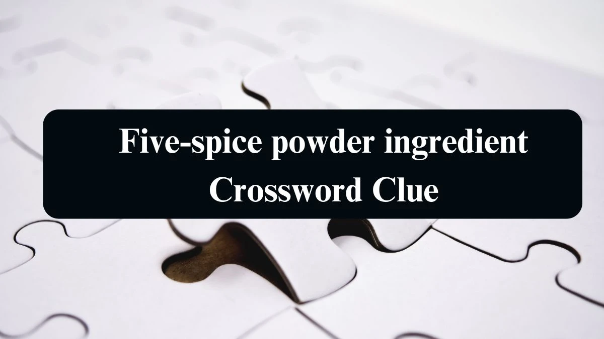 LA Times Five-spice powder ingredient Crossword Clue Puzzle Answer from August 10, 2024