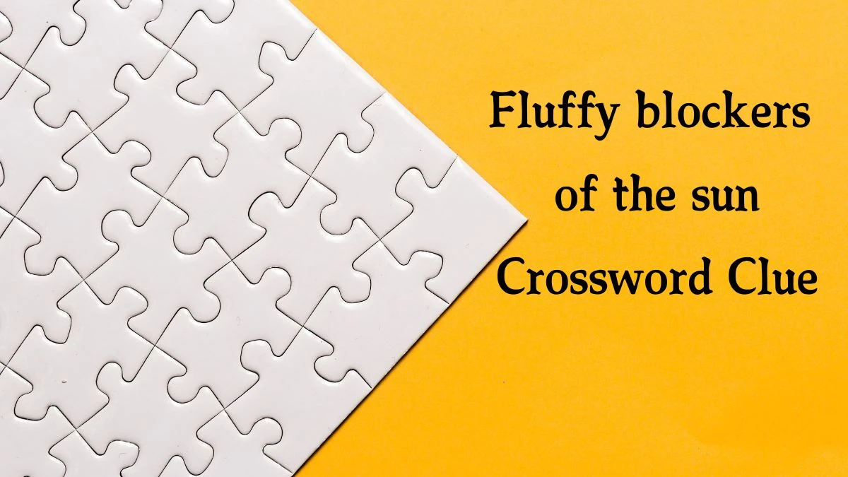 LA Times Fluffy blockers of the sun Crossword Puzzle Answer from August 08, 2024