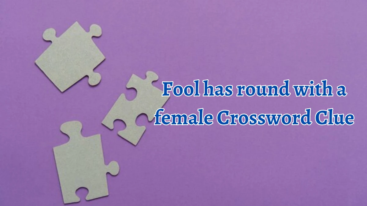 Fool has round with a female Crossword Clue Puzzle Answer from August 12, 2024