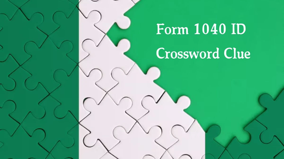 USA Today Form 1040 ID Crossword Clue Puzzle Answer from August 07, 2024