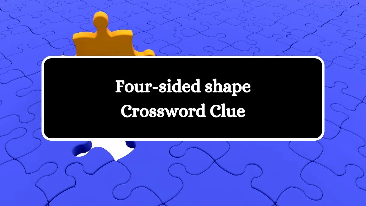 Four-sided shape Puzzle Page Crossword Clue Puzzle Answer from August 06, 2024