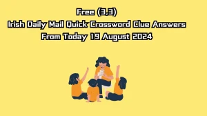 Free (3,3) 6 Letters Crossword Clue Puzzle Answer from August 19, 2024