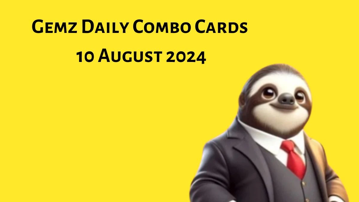 Gemz Daily Combo Cards 10 August 2024