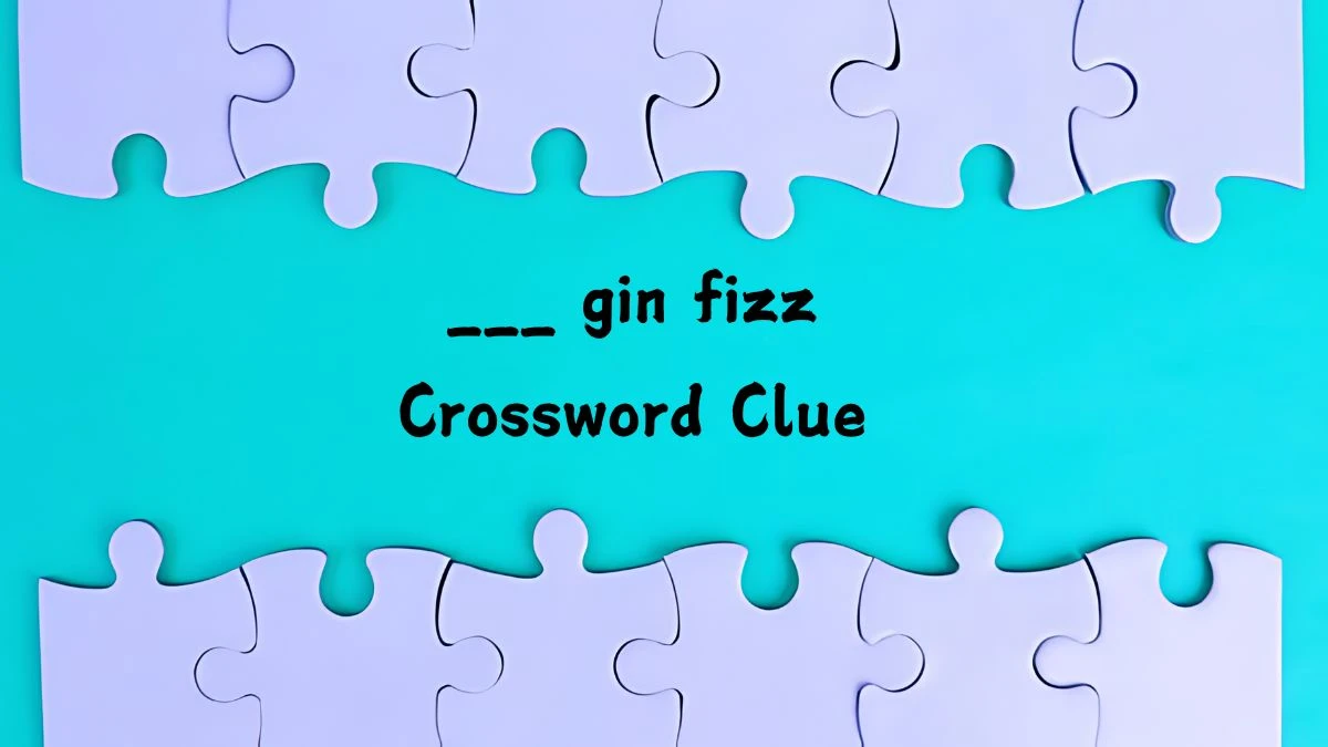 ___ gin fizz NYT Crossword Clue Puzzle Answer on August 13, 2024