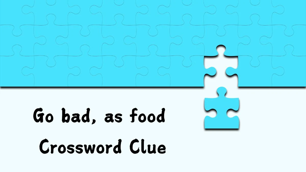 Go bad, as food Daily Themed Crossword Clue Puzzle Answer from August 06, 2024