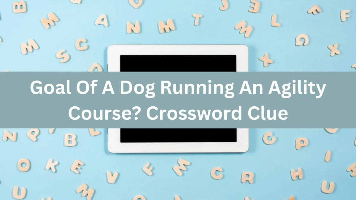 LA Times Goal Of A Dog Running An Agility Course? Crossword Puzzle Answer from August 04, 2024