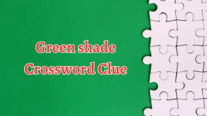 LA Times Green shade Crossword Clue Puzzle Answer from August 10, 2024