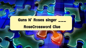 Guns N' Roses singer ___ Rose Daily Commuter Crossword Clue Puzzle Answer from August 08, 2024