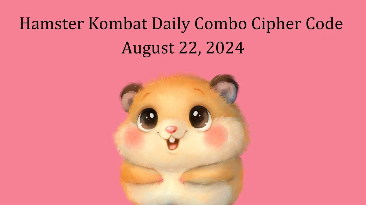 Hamster Kombat Daily Combo Cipher Code August 22, 2024