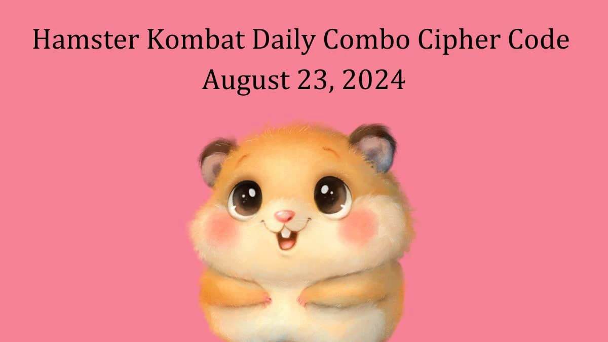 Hamster Kombat Daily Combo Cipher Code August 23, 2024